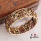 Beautiful Floral Kemp Openable Single Kada B327