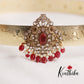 Beautiful AD Sparkling Bead Drops Victorian Pendant Vaddanam  V265 (Available in 4 Colours)