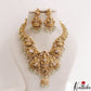 Premium Antique Nagas Lakshmi Peacock Motifs Necklace With Mint Green Bead Drops NC3078