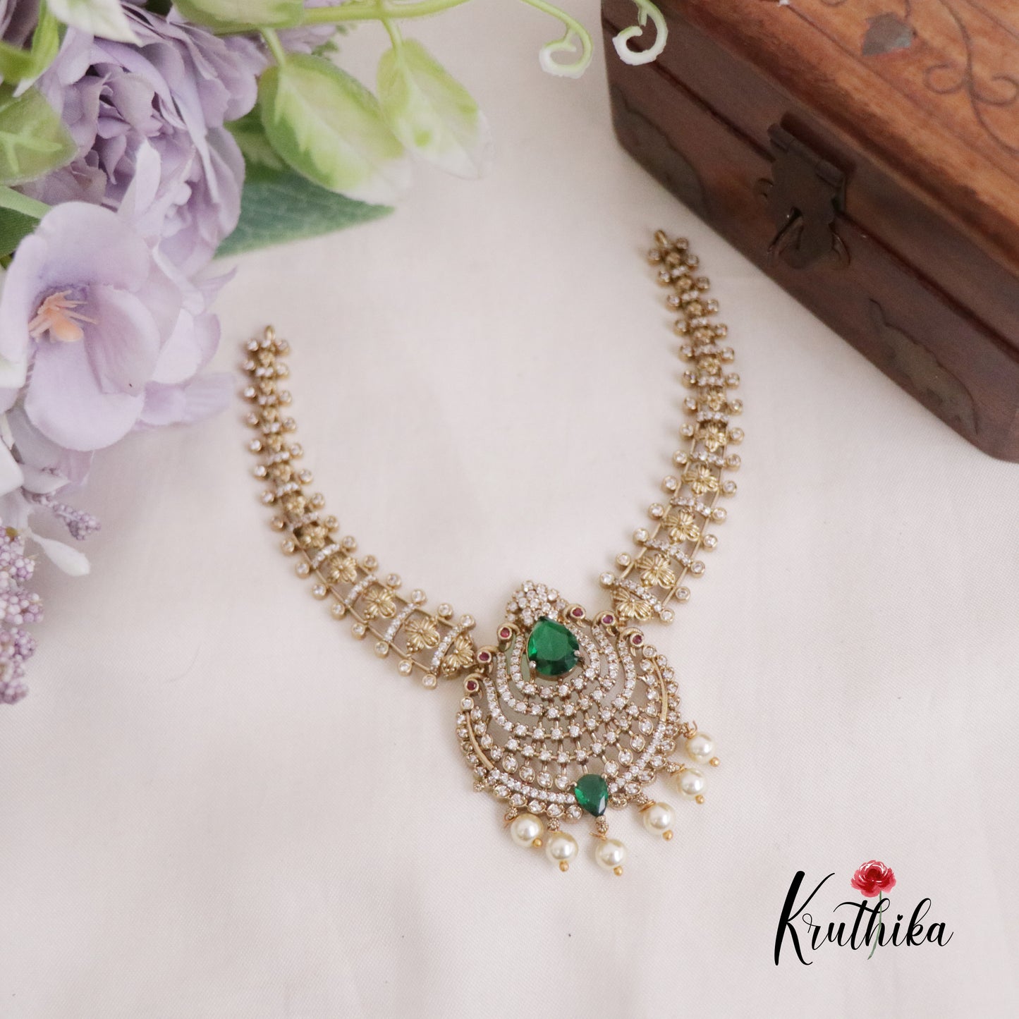 Trendy CZ Sparking Peacock Pendant Necklace NC2217 (Available in 2 Colours)