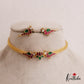 Elegant Lotus Peacock Motifs Jadau Choker NC2573