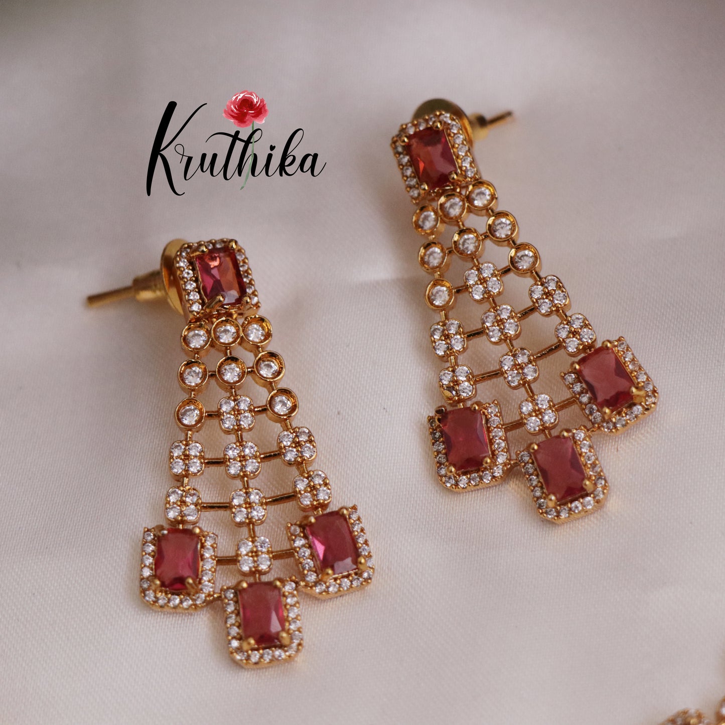 Trendy CZ Three Layer Choker NC2316 (Available in 6 Colours)