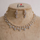 Elegant CZ Sparking Floral Necklace Set NC2176
