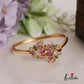 Elegant Floral CZ kemp Openable Kada B299 (Colors available)