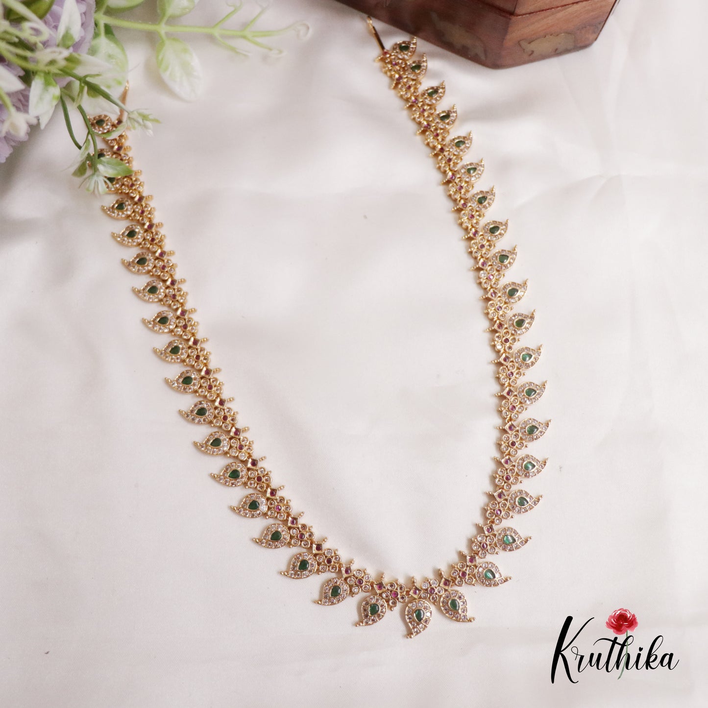 Simple Mango Design Haaram  LH1957