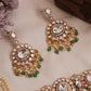 Stunning Polki Victorian Choker With Multi Pearl Strand Chain NC3002 (Available IN 2 Colors)