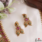 Classic Square Mango Motifs Jadau Necklace NC3181 (Available In 3 Colors)