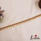Classic Peacock Motifs Hip Chain With Pearl Drops V351