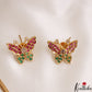 Trendy Butterfly Motifs Kemp Pendant Chain Set NC3079