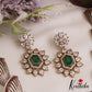 Stunning Diamond-Finish Gold-Tone AD Necklace NC2797