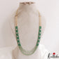 Trendy Multi Layered Crystal & Pearl Haaram With Floral Accents LH2129