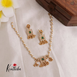 Pretty Pearl Beaded Necklace NC1899 (Available in 2 Colours)