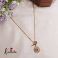 Simple Peacock Charm Pendant Chain Set NC2123