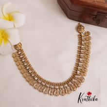 Premium Lakshmi Jadau Coin/Bottu Necklace NC2010 (Available in 4 Colours)