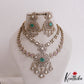 Sparkling AD Teardrop Motifs Multi Layer Victorian Necklace NC2700 (Available In 2 Colors)