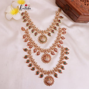 Trendy  Peacock Flower Mango Design NC1863 (Available in 3 Colours)