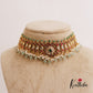 Elegant Kemp Choker with Bead Drops NC2013 (Available in 2 Colours)