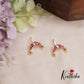 Simple Jadau Crescent Shaped Earcuffs | Upper Earrings | Bugadi Earrings E826