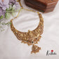 Premium Bridal Antique Temple Lakshmi Neckalce with Beads Drops NC2224 (Available in 2 Colors)
