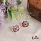 Elegant Geometric Shaped Jadau Earrings E796