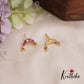 Simple Jadau Crescent Shaped Earcuffs | Upper Earrings | Bugadi Earrings E826