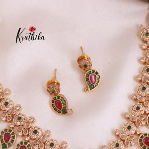 Trendy  Peacock Flower Mango Design NC1863 (Available in 3 Colours)