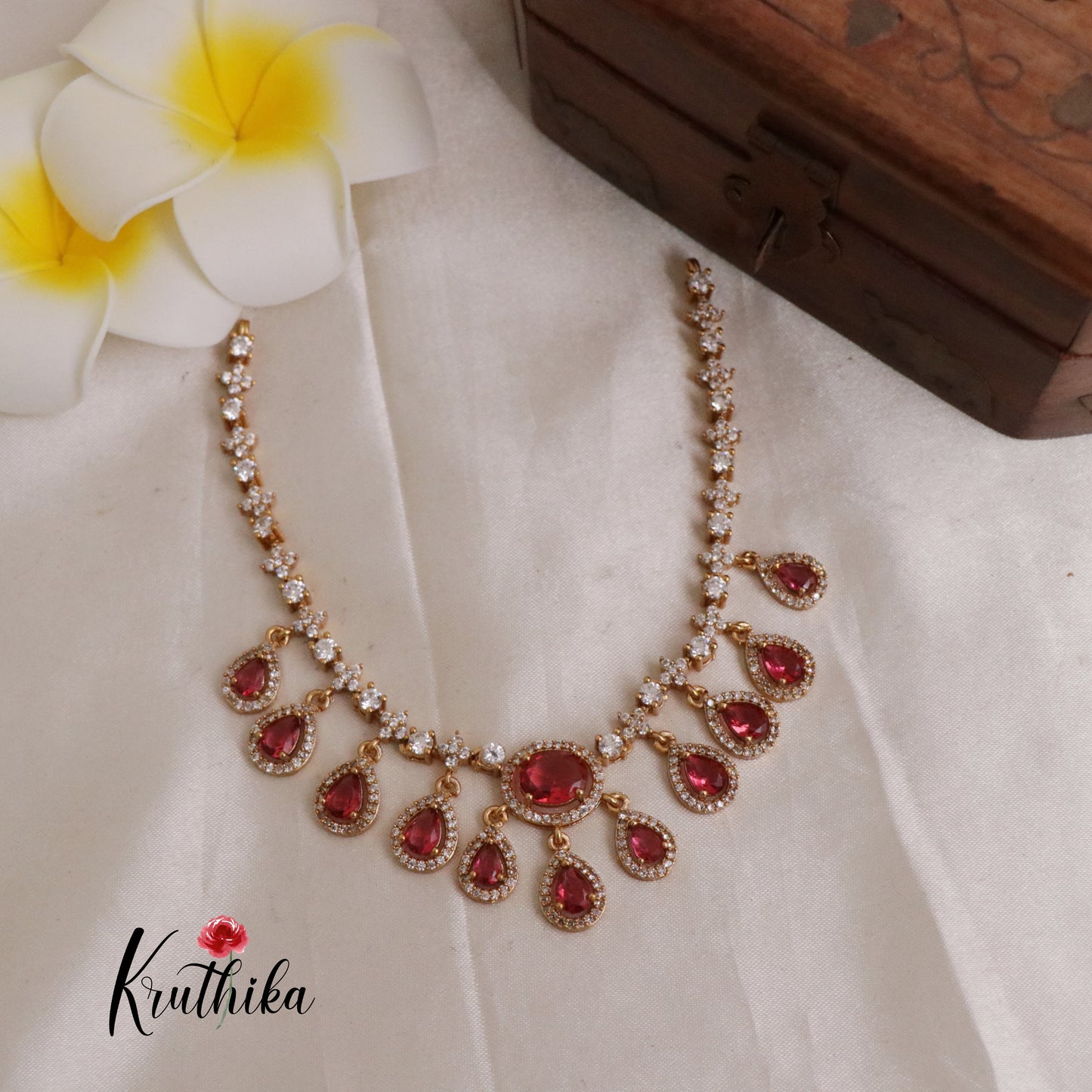 Pretty AD Necklace NC1913  [ Available in two colours]
