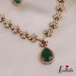 Elegant Floral Motifs AD Necklace NC2693 (Available In 3 Colors)