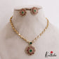 Eleagnt Floral Motifs AD Necklace NC2724 (Available In 3 Colors)