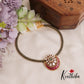 Elegant Floral Hasli Pendant Jadau Necklace NC2558