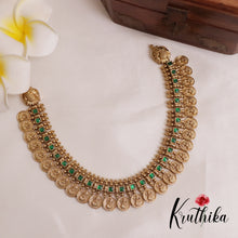 Premium Lakshmi Jadau Coin/Bottu Necklace NC2010 (Available in 4 Colours)