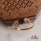 Beautiful Lotus Pearl Drops Openable Kada B300 (Available In 3 Colors)