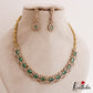 Elegant Floral Motifs AD Victorian Necklace NC2778