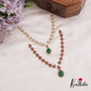 Elegant Floral Motifs AD Necklace NC2693 (Available In 3 Colors)
