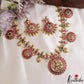 Traditional Antique Lakshmi Peacock Motifs Jadau Necklace NC3138