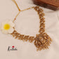 Premium polish Lakshmi Devi peacock necklace NC568
