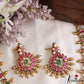 Traditional Antique Lakshmi Peacock Motifs Jadau Necklace NC3138