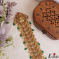 Premium Antique Nagas Lakshmi Peacock Motifs Jada Billa With Bead Drops J392 (Available In 2 Colors)