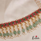 Beautiful Jadau Choker With Pearl And Bead Drops NC2577