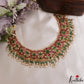 Gorgeous Geometric Motifs Jadau Choker With Pearl Bead Drops NC3110