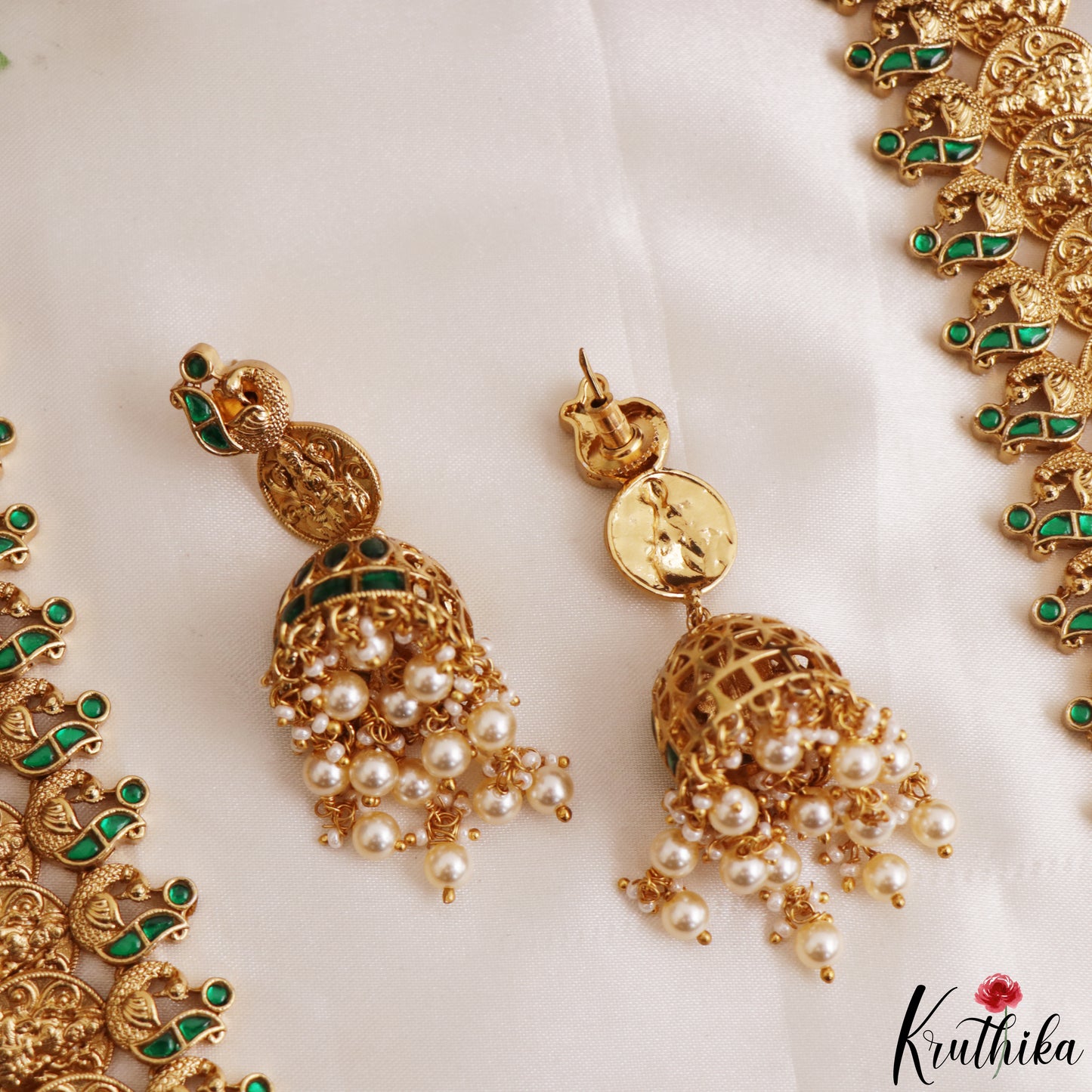 Traditional Antique Lakshmi Kasu Haaram LH2207 (Available In 2 Colors)