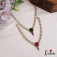 Trendy Leaf Motifs AD Victorian Necklace NC2765 (Available In 5 Colors)