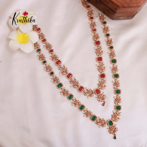 Pretty AD Flower Design Haaram LH1785 (Available in 2 Colours)