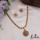 Trendy Floral Motifs Kemp Necklace NC2699