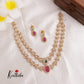 Trendy Two Layer AD Necklace NC1895 (Available in 3 Colours)