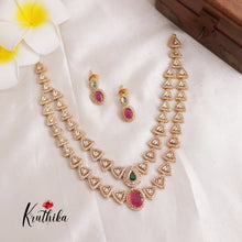 Trendy Two Layer AD Necklace NC1895 (Available in 3 Colours)