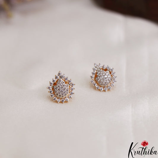 Elegant Multi Layered Crystal & Pearl Haaram With Floral Accents LH2130 (Available In 6 Colors)