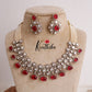 Royal Moissanite Victorian Pearls Choker NC2174