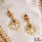 Elegant Teardrop Motifs Guttapoosalu Necklace With Pearl Drops NC3216