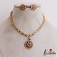 Trendy Floral Motifs Kemp Necklace NC2699